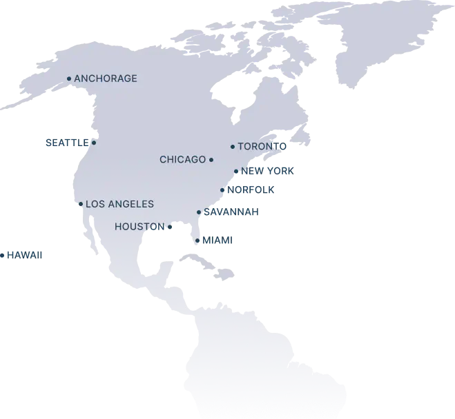 Map of Atlantic Express Corporation office locations